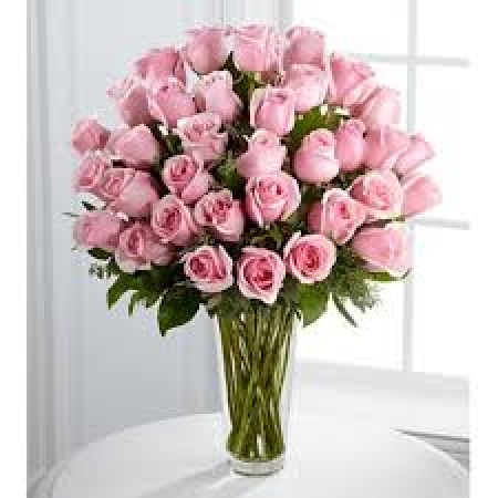 Pink Beautiful - 36 Stems Vase